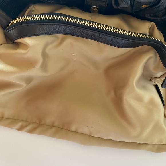 Michael Kors Black Leather Bag with Gold Hardware - Picture 7 of 16